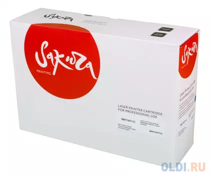 Картридж Sakura Q6471A/711C для HP, Canon LJ 3600/LJ 3600n/LJ 3600dn, голубой, 6000 к.