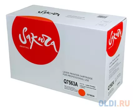 Картридж Sakura Q7563A (314A) для HP LJ 2700/LJ 2700n/LJ 3000/LJ 3000n/LJ 3000dn/LJ 3000dtn, пурпурный, 3500 к.
