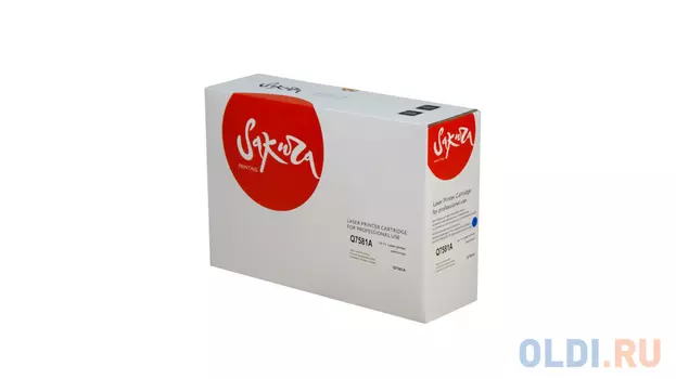 Картридж Sakura Q7581A (503A) для HP LJ 3800/LJ 3800n/LJ 3800dn/LJ 3800dtn/LJ CP3505n/LJ CP3505dn/LJ CP3505x, голубой, 6000 к.