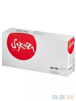 Картридж Sakura SP110E для Ricoh Aficio SP100/Aficio SP100SU/Aficio SP100SF, черный, 2000 к.