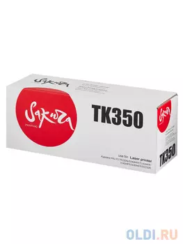 Картридж Sakura TK350 (1T02LX0NLC) для Kyocera Mita FS-3920DN/FS-3040MFP/FS-3140MFP/FS-3540MFP/FS-3640MFP/FS-3925DN, черный, 15000 к.