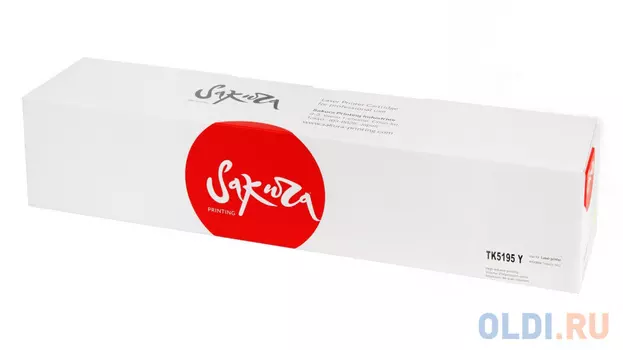 Картридж Sakura TK5195Y (1T02R4ANL0) для Kyocera MitaTASKalfa306ci/307ci/308ci, желтый, 16000 к.