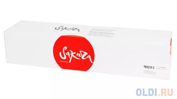 Картридж Sakura TK5215C (1T02R6CNL0) для Kyocera, MitaTASKalfa406ci, голубой, 12000 к.