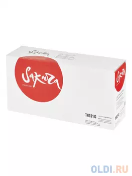 Картридж Sakura TN321C для Brother HL-8250/HL-8350/DCP-8400/DCP-8450/MFC-8650, голубой, 1500 к.