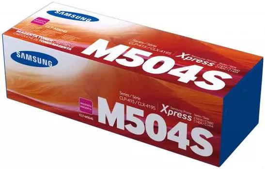 Картридж Samsung CLT-M504S пурпурный (magenta) 1800 стр для Samsung CLP-415 / CLX-4195 / Xpress SL-C1810/1860