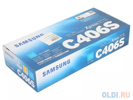 Картридж Samsung ST986A CLT-C406S для CLP-360 365 365W голубой