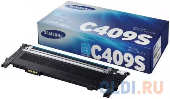 Картридж Samsung SU007A CLT-C409S для Samsung CLP-310/315/CLX-3170FN голубой 1000стр
