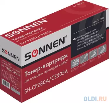 Картридж Sonnen SH-CF280A 2300стр Черный