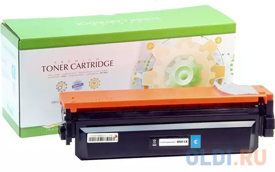 Картридж Static Control CF411X 5000стр Голубой