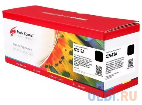 Картридж Static Control Q2612A 2000стр Черный