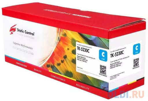 Картридж Static Control TK-5230C 2600стр Голубой