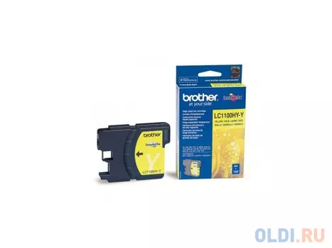 Картридж Brother LC1100HYY 750стр Желтый