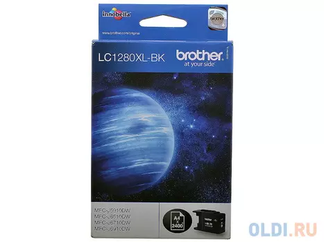 Картридж Brother Bro-LC1280XLBK 2400стр Черный