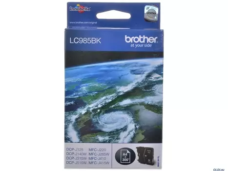 Картридж Brother Bro-LC985BK 300стр Черный