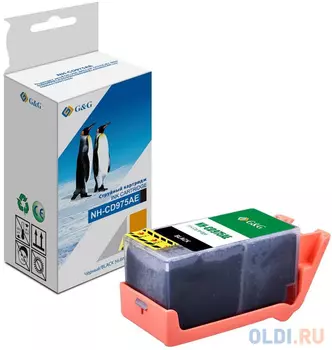 Картридж струйный G&G NH-CD975AE черный (56.6мл) для HP Officejet 6000/6000Wireless/6500/6500Wireless