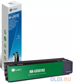 Картридж струйный G&amp;G NH-L0S07AE черный (260мл) для HP PageWide Pro 452dn/452dw/477dn/477dw MFP