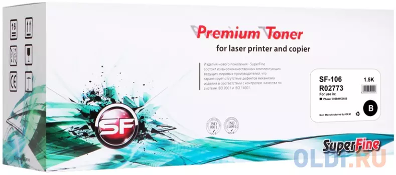 Картридж SuperFine 106R02773 1500стр Черный