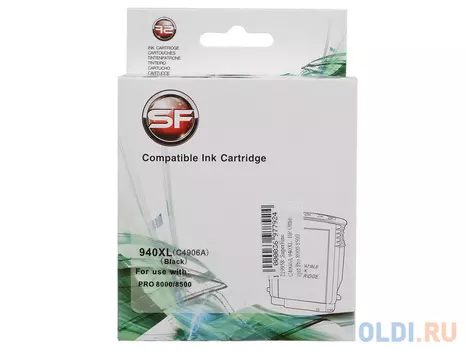 Картридж SuperFine C4906A №940 для HP Officejet Pro 8000 8500 черный увеличенный SFR-C4906Bk