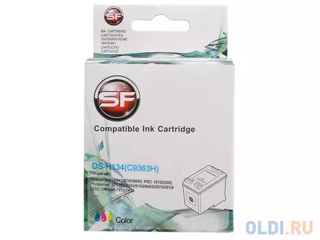 Картридж SuperFine C9363 №134 для HP DJ6543 5743 6843 8453 цветной DS-H134