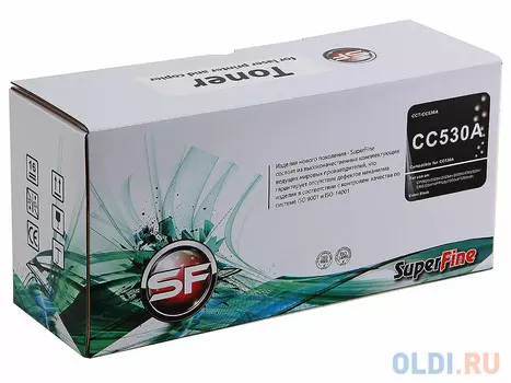 Картридж SuperFine CC530A CC530A CC530A CC530A CC530A 3500стр Черный