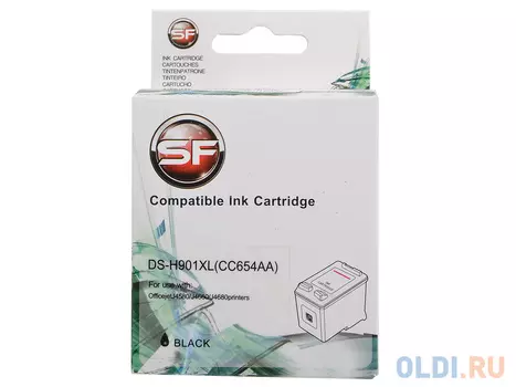 Картридж SuperFine CC654AE CC654AE 700стр Черный
