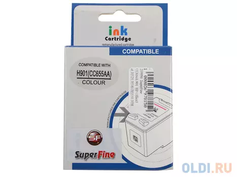 Картридж SuperFine CC656AE CC656AE 350стр Многоцветный