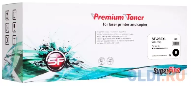 Картридж SuperFine CF230XL 5000стр Черный