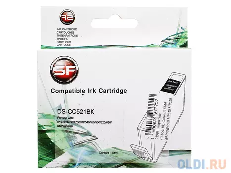 Картридж SuperFine CLI-521Bk 535стр Черный