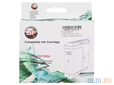 Картридж SuperFine LC985M 260стр Пурпурный