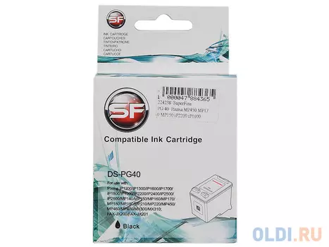 Картридж SuperFine PG-40 PG-40 PG-40 PG-40 329стр Черный