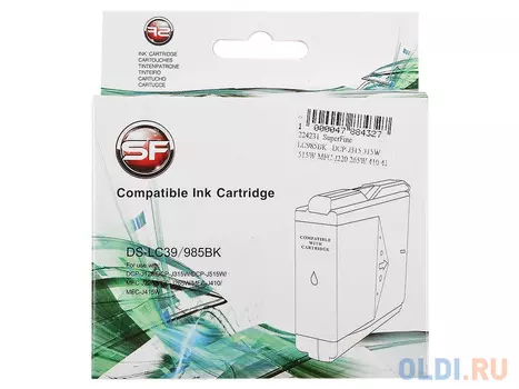 Картридж SuperFine SF-LC985Bk 300стр Черный