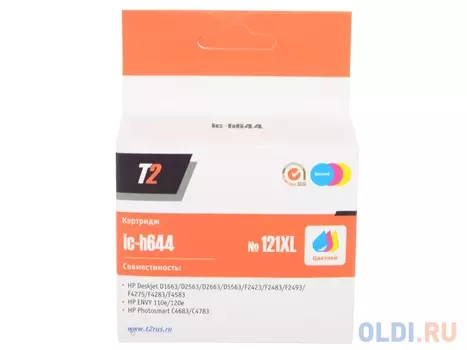 Картридж T2 CC644HE 440стр Многоцветный