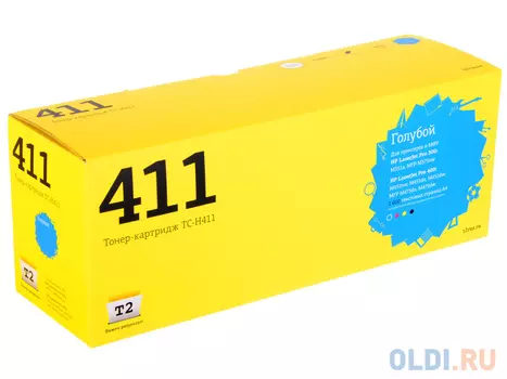 Картридж T2 CE411A для HP LJ Pro 300 M351a 400 M451nw голубой 2600стр TC-H411A