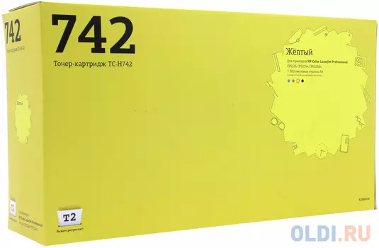 Картридж T2 CE742A 7000стр Желтый
