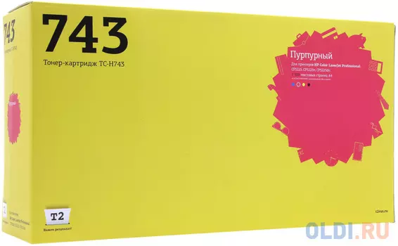Картридж T2 CE743A 7000стр Пурпурный