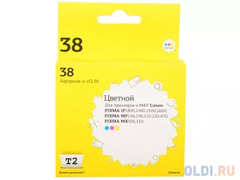 Картридж T2 IC-CCL38 207стр Многоцветный