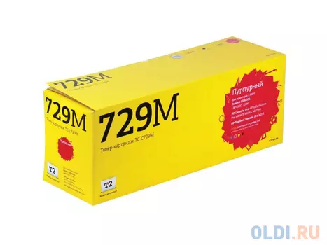 Картридж T2 TC-C729M 1000стр Пурпурный