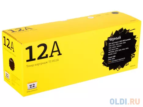 Картридж T2 Q2612A Q2612A Q2612A Q2612A Q2612A Q2612A Q2612A 2000стр Черный