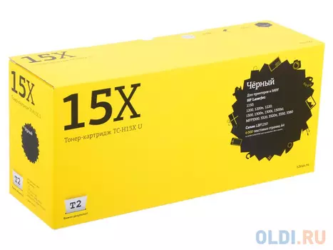 Картридж T2 TC-H15XU 3500стр Черный