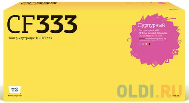 Картридж T2 TC-HCF333 15000стр Пурпурный
