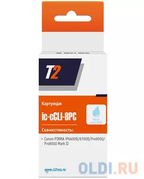 Картридж T2 TK-510BK 360стр Голубой