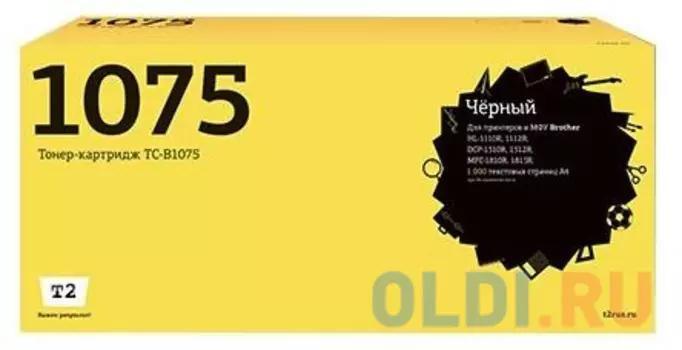 Картридж T2 TC-B1075 1000стр Черный