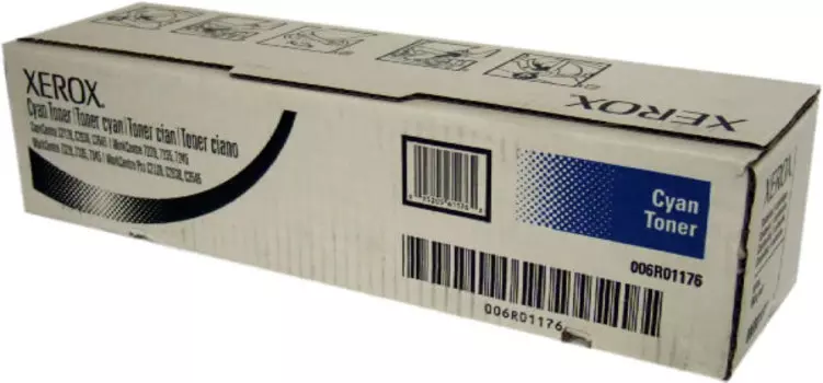 Картридж Xerox 006R01176 голубой (cyan) 16000 стр для Xerox CopyCentre C2128/2636/3545 / WorkCentre 7228/7328/7335/7345/7346 / WorkCentre Pro C2128/2636/3545