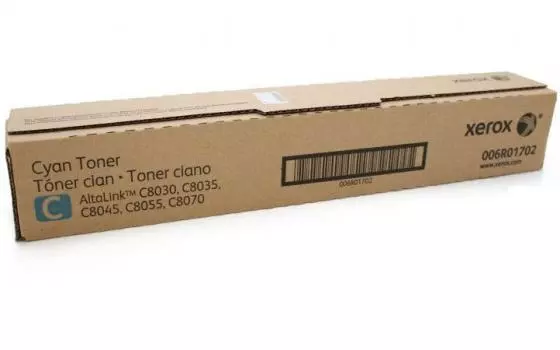 Картридж Xerox 006R01702 голубой (cyan) 15000 стр для Xerox AltaLink C8030/8035/8045/8055/8070