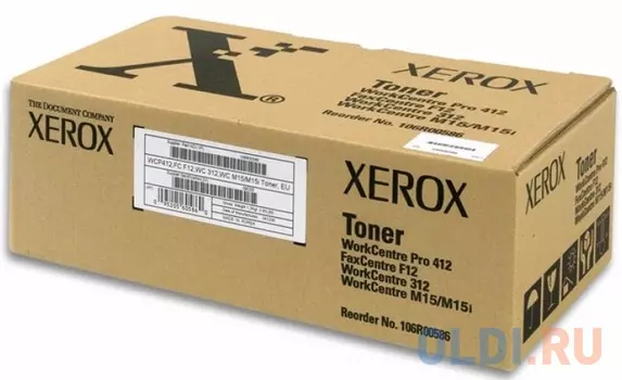 Картридж Xerox 106R00586 6000стр Черный