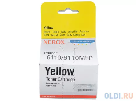 Картридж Xerox 106R01204 106R01204 1000стр Желтый