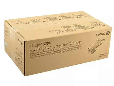 Картридж Xerox 106R01400 голубой (cyan) 5900 стр для Xerox Phaser 6280