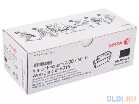 Картридж Xerox 106R01634 106R01634 106R01634 106R01634 2000стр Черный