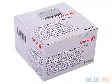 Картридж Xerox 106R02181 106R02181 1000стр Черный