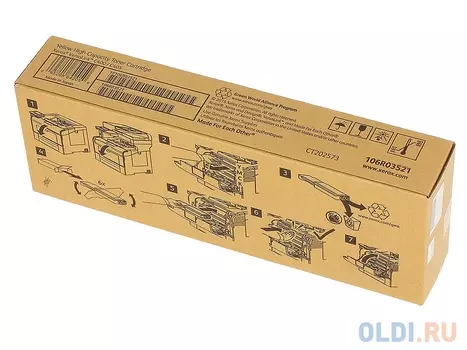 Картридж Xerox 106R03521 4800стр Желтый